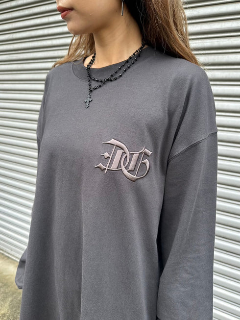BIG刺繍ユニセックスロンT